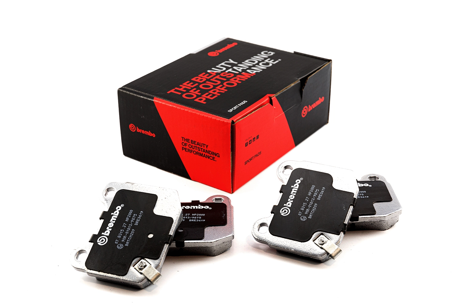 High Performance Brake Pad Set (07.B315.27)