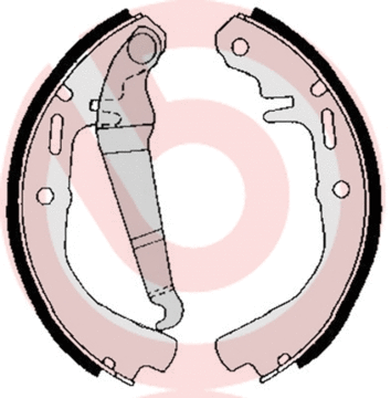 Brake Shoe Set (S 59 503)