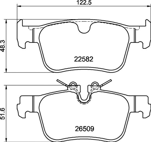 Brake Pad Set, disc brake (P 86 035)