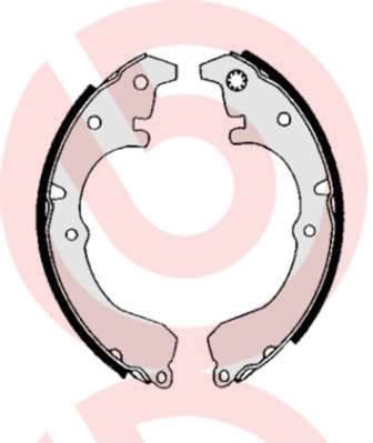Brake Shoe Set (S 83 514)