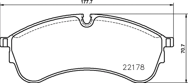Brake Pad Set, disc brake (P 85 168)