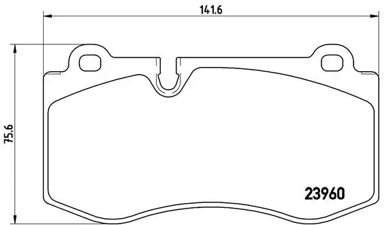 Brake Pad Set, disc brake (P 50 074)