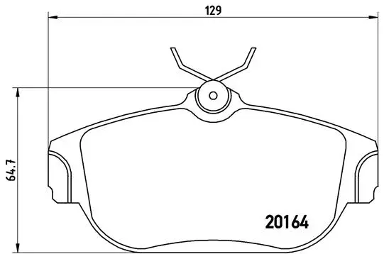 Brake Pad Set, disc brake (P 86 007)