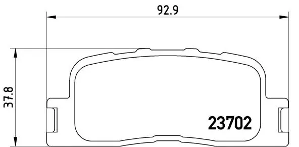 Brake Pad Set, disc brake (P 83 088)