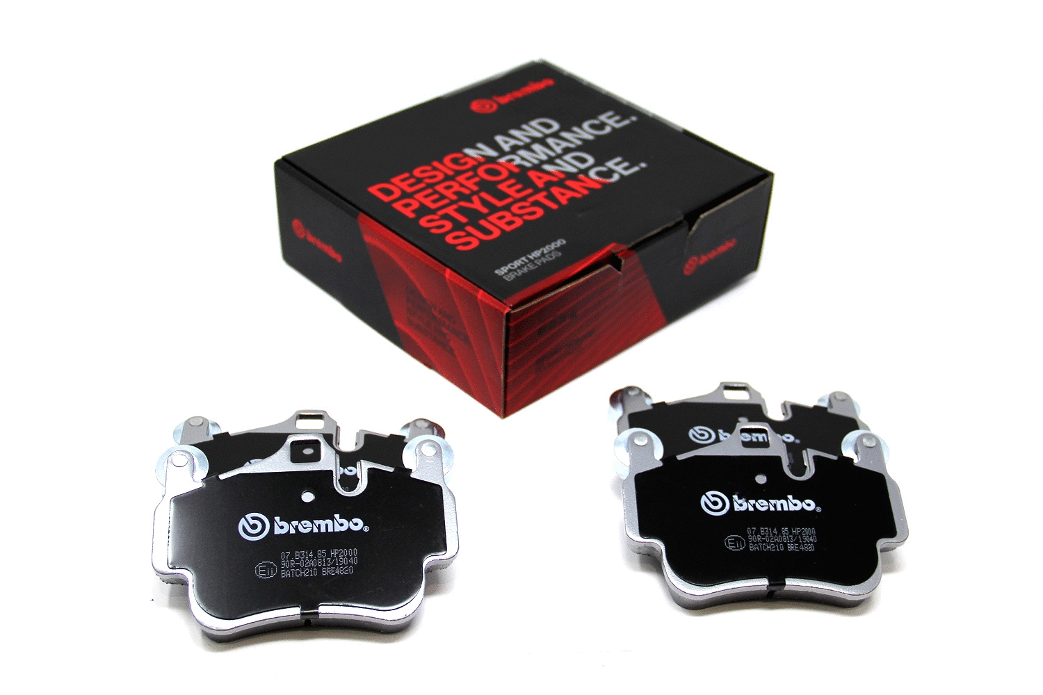 High Performance Brake Pad Set (07.B314.85)