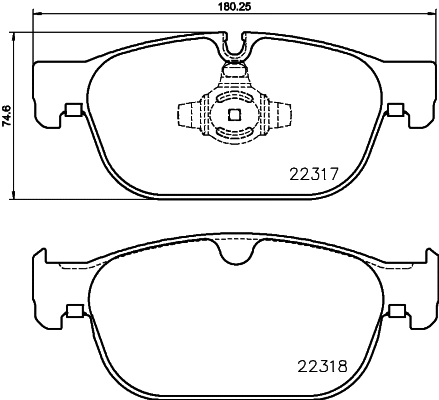 Brake Pad Set, disc brake (P 86 027)
