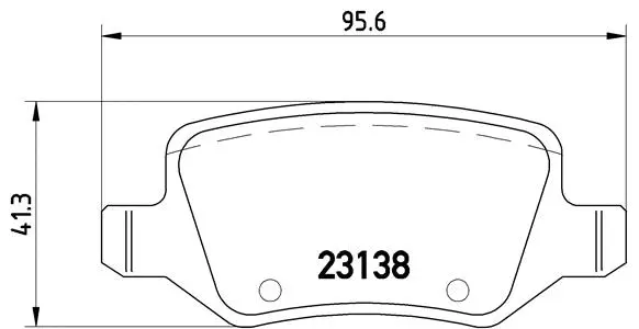 Brake Pad Set, disc brake (P 50 090)
