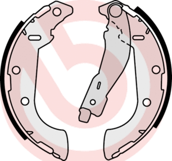 Brake Shoe Set (S 61 521)