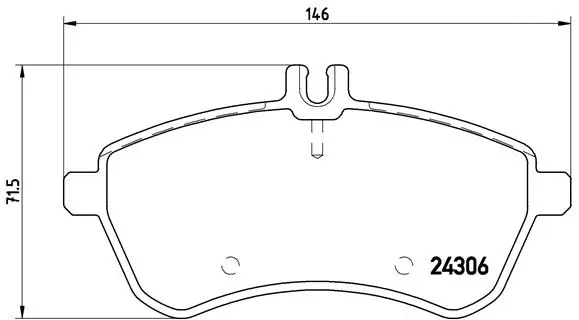 Brake Pad Set, disc brake (P 50 067)