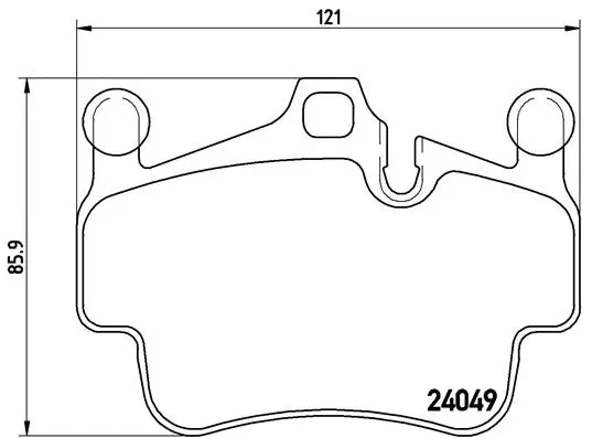 Brake Pad Set, disc brake (P 65 014)