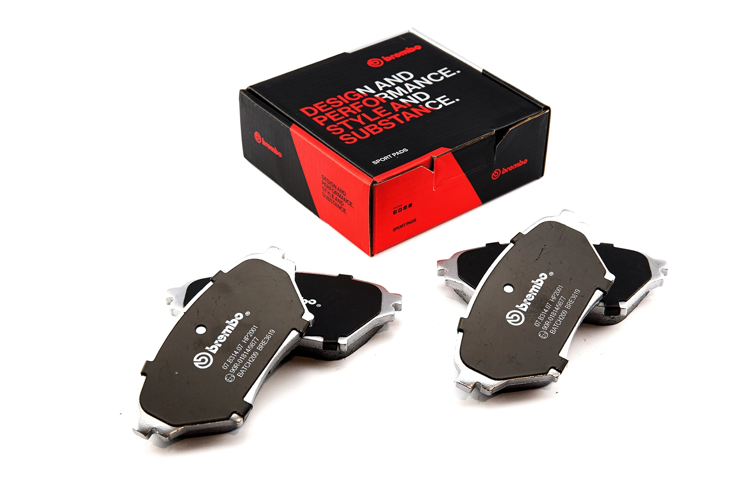 High Performance Brake Pad Set (07.B314.07)