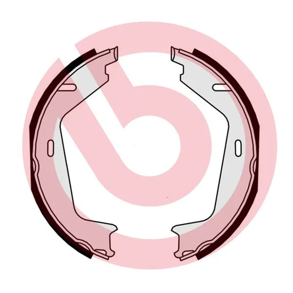 Brake Shoe Set, parking brake (S 86 512)