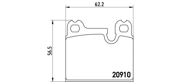 Brake Pad Set, disc brake (P 06 005)