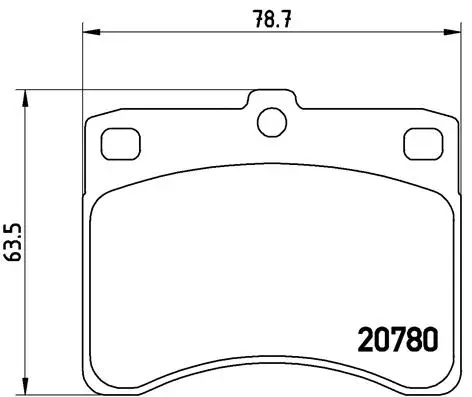Brake Pad Set, disc brake (P 16 003)