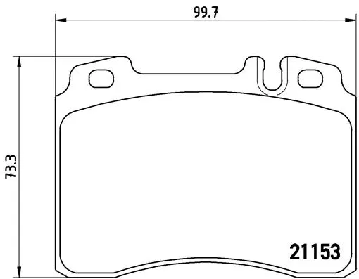 Brake Pad Set, disc brake (P 50 010)