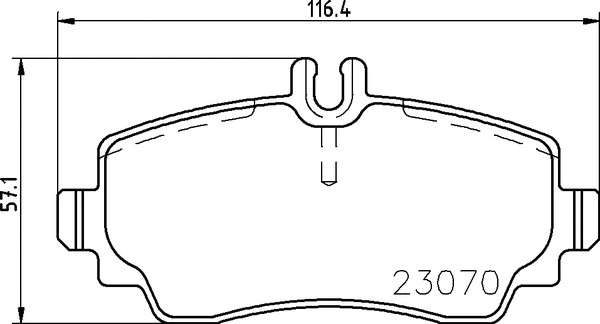 Brake Pad Set, disc brake (P 50 047)