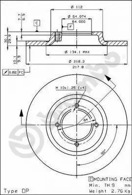 Brake Disc (08.3372.10)