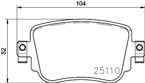 Brake Pad Set, disc brake (P 85 140)