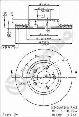Brake Disc (09.5870.20)