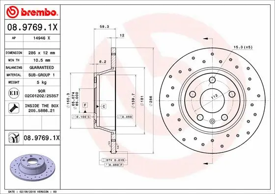Brake Disc (08.9769.1X)
