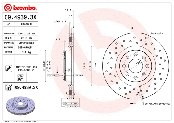 Brake Disc (09.4939.3X)