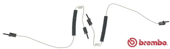 Warning Contact, brake pad wear (A 00 385)