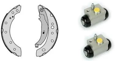 Brake Shoe Set (H 61 082)
