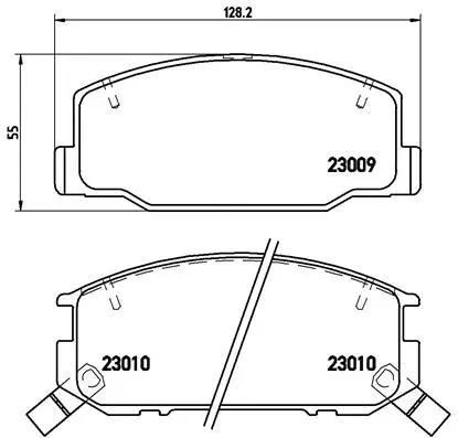 Brake Pad Set, disc brake (P 83 031)