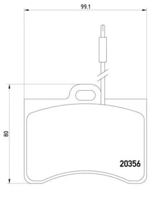 Brake Pad Set, disc brake (P 61 012)