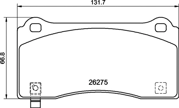 Brake Pad Set, disc brake (P 09 028)