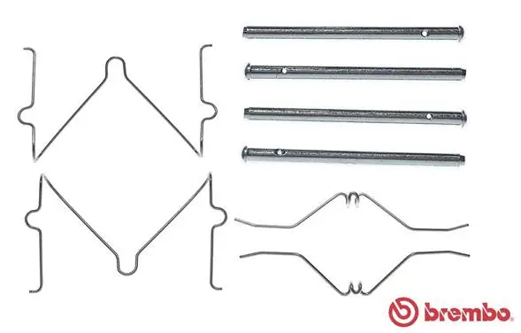 Accessory Kit, disc brake pad (A 02 263)