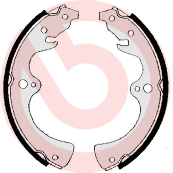 Brake Shoe Set (S 49 510)