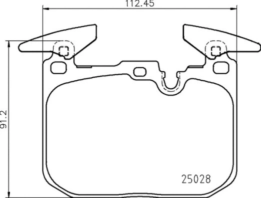 Brake Pad Set, disc brake (P 06 098)