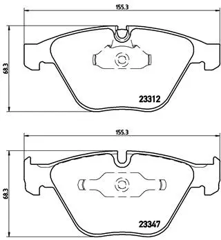 Brake Pad Set, disc brake (P 06 046)