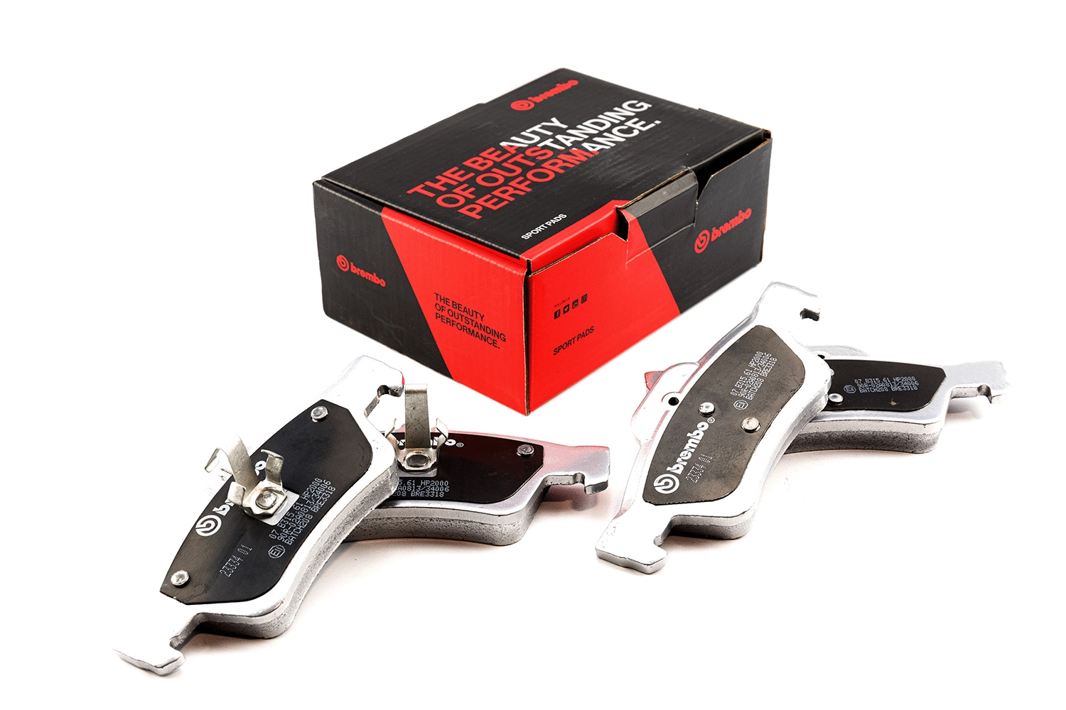 High Performance Brake Pad Set (07.B315.61)