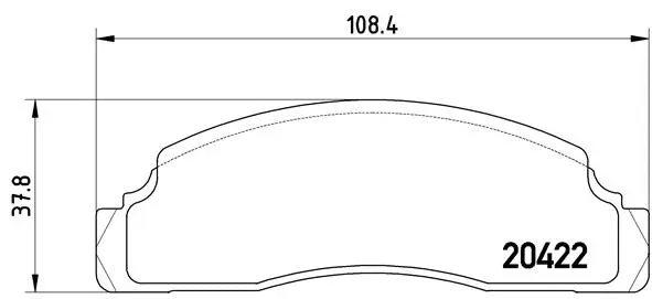 Brake Pad Set, disc brake (P 24 009)