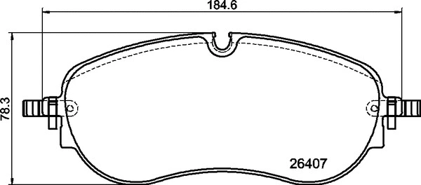 Brake Pad Set, disc brake (P 85 194)