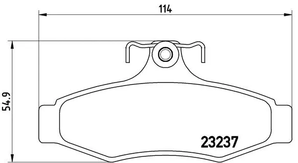 Brake Pad Set, disc brake (P 15 005)