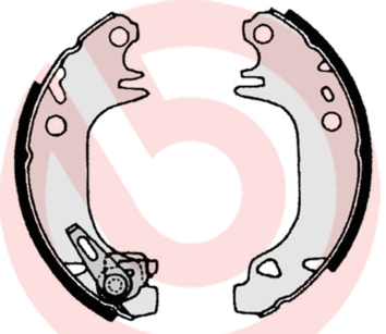 Brake Shoe Set (S 61 513)