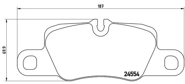 Brake Pad Set, disc brake (P 65 023)