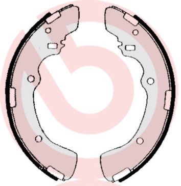 Brake Shoe Set (S 54 511)