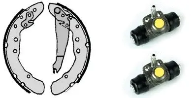 Brake Shoe Set (H 85 035)