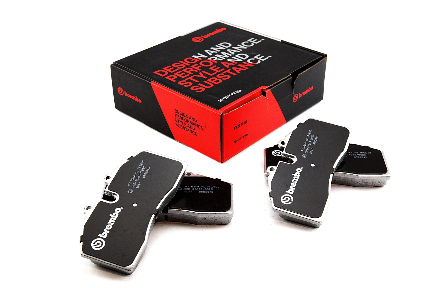 High Performance Brake Pad Set (07.B314.12)
