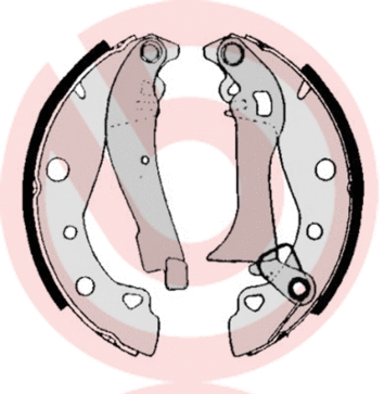 Brake Shoe Set (S 23 506)
