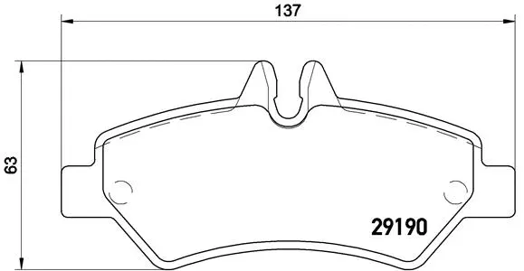 Brake Pad Set, disc brake (P 50 084)