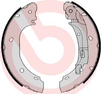 Brake Shoe Set (S 23 525)