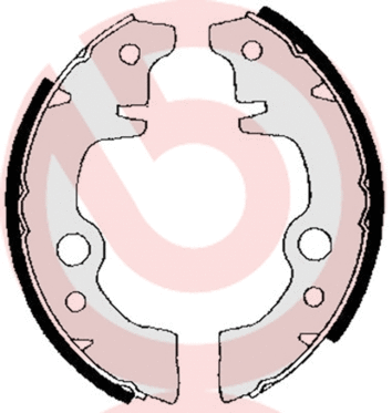 Brake Shoe Set (S 68 504)