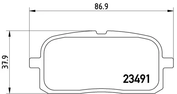 Brake Pad Set, disc brake (P 83 116)