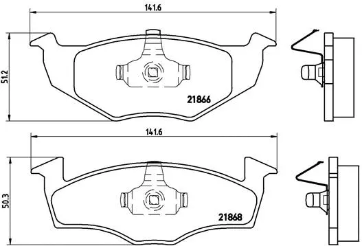 Brake Pad Set, disc brake (P 85 025)
