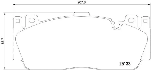 Brake Pad Set, disc brake (P 06 079)